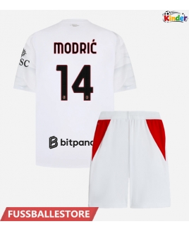 Günstige AC Milan Luka Modric #14 Auswärts Trikotsatzt Kinder 2026-27 Kurzarm (+ Kurze Hosen)